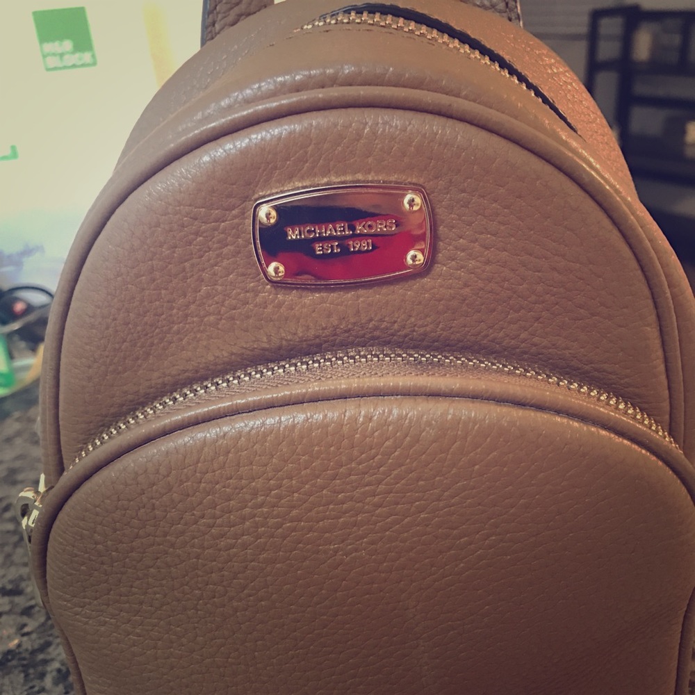 Michael Kors leather mini back pack
